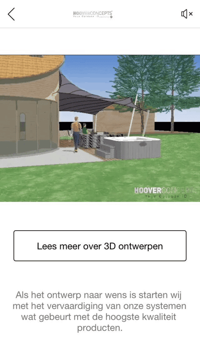 Knop toevoegen in canvas