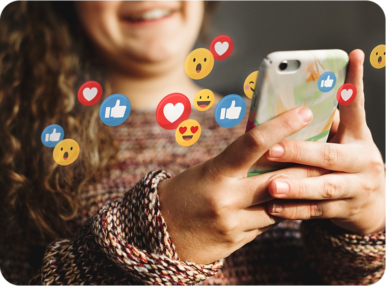 Scholier op social media