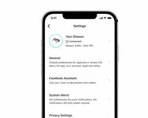 meta marketing smart glasses app